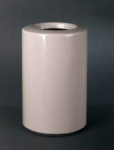 Fiberglass Round Lift Off Trash Receptacle Picture