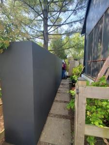 Tall Fiberglass Planter Divider