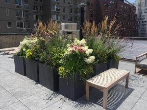 Fiberglass Lipless Flat Bottom Planters