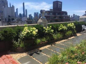 rooftop fiberglass planters