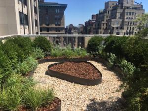 custom rooftop fiberglass planters