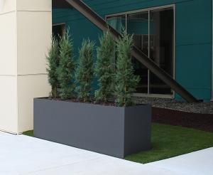 Large Fiberglass Lipless Flat Bottom Planter Pittsburgh PA